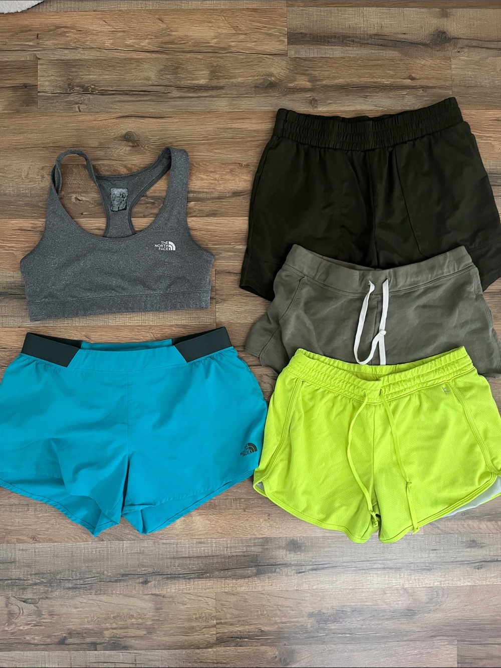 The North Face set + shorts bundle